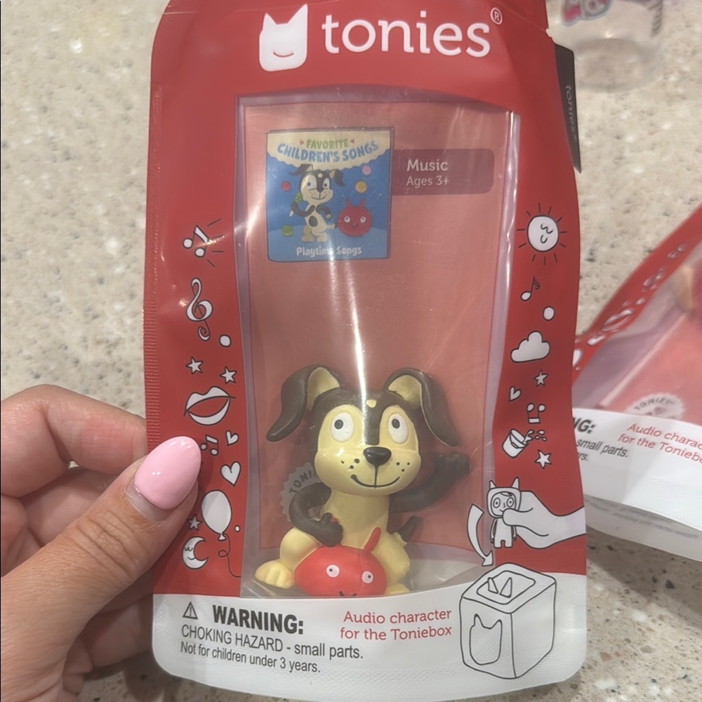 Tonies Children's Songs Audio Character - Yellow and Brown